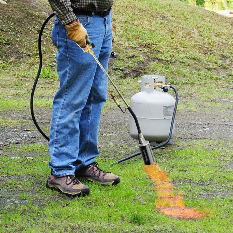 Campfire Propane Torch Weed Burner With Storage Bag, High Output 1,800,000 BTU Weed Torch With 10ft Hose, Self Igniting,Flame Control Valve And Ergonomic Anti-Slip Handle - Image 5